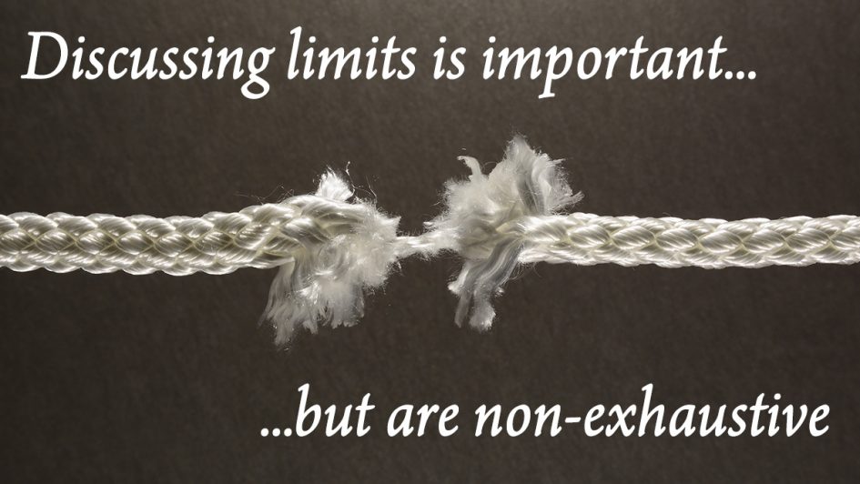 limits 945x532 - The Problem With Limits - They're Not Exhaustive